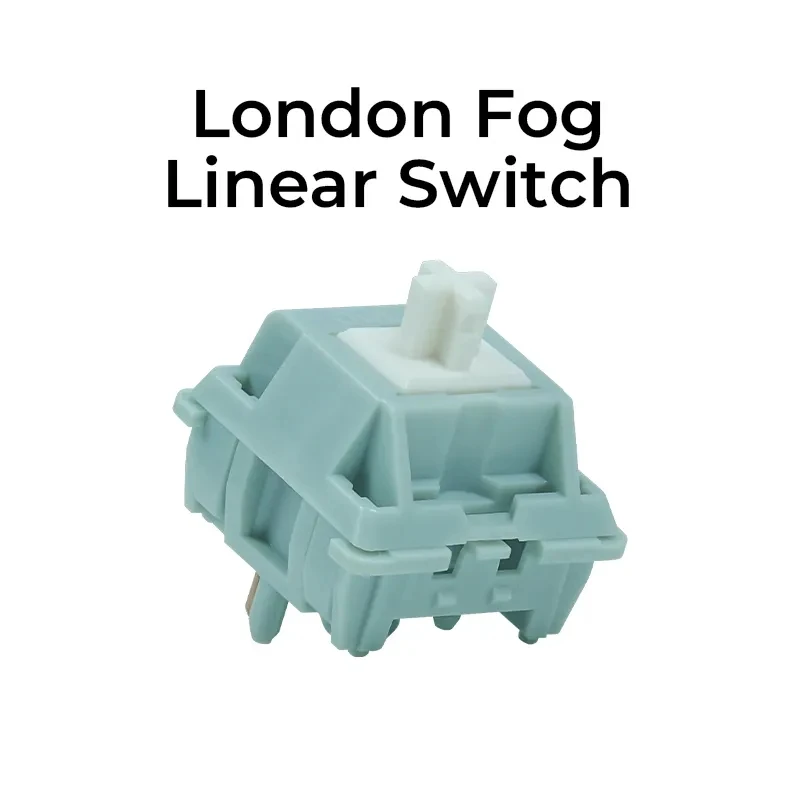 

Переключатель для механической клавиатуры CHOSFOX, линейный, 55 г, 60 г, для игровых компьютеров, UPE Long Spring Factory, белый и синий