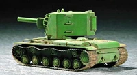 trumpeter 07236 172 russian kv 2 big turret heavy tank kit model armored car th07136 smt2