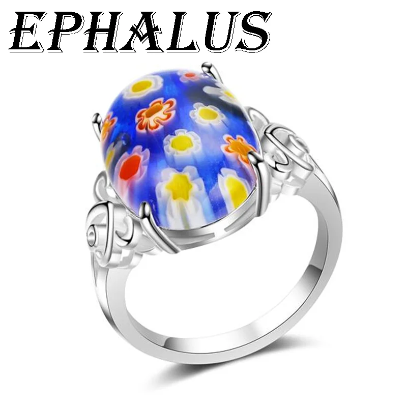 Ephalus простое кольцо в виде синей сферы 2022 пара обещаний обручальное женское