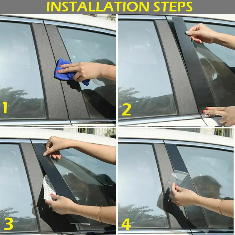 

Replacement Window Pillar Trim 8x Waterproof Car Cover For NISSAN Qashqai 2016-2018