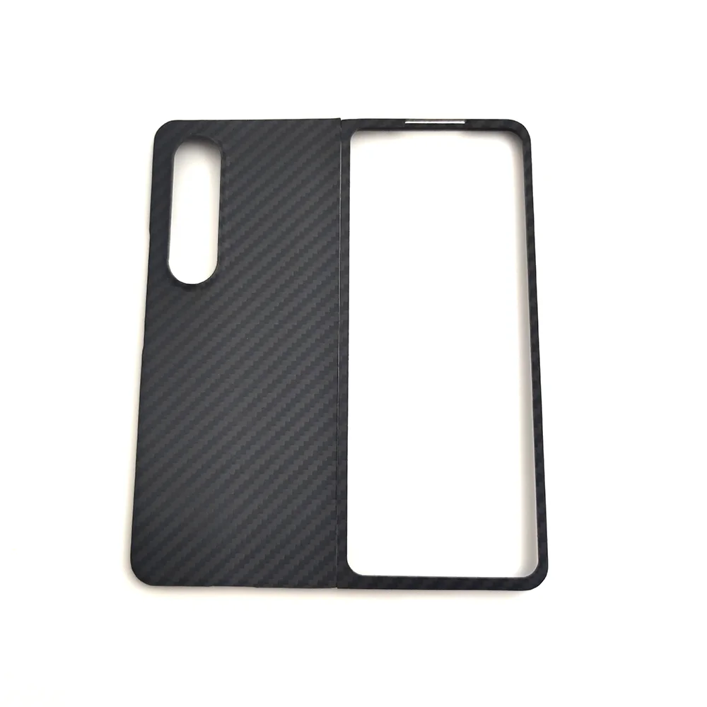 Tanie Etui Na Telefon Do Samsung Galaxy Z Fold 4 Pokrowiec Z Włókna Węglowego Ultra Cienki Futerał Z Prawdziwego Węgla Do Galaxy Z Fold 4 Osłona Z Włókna Aramidowego