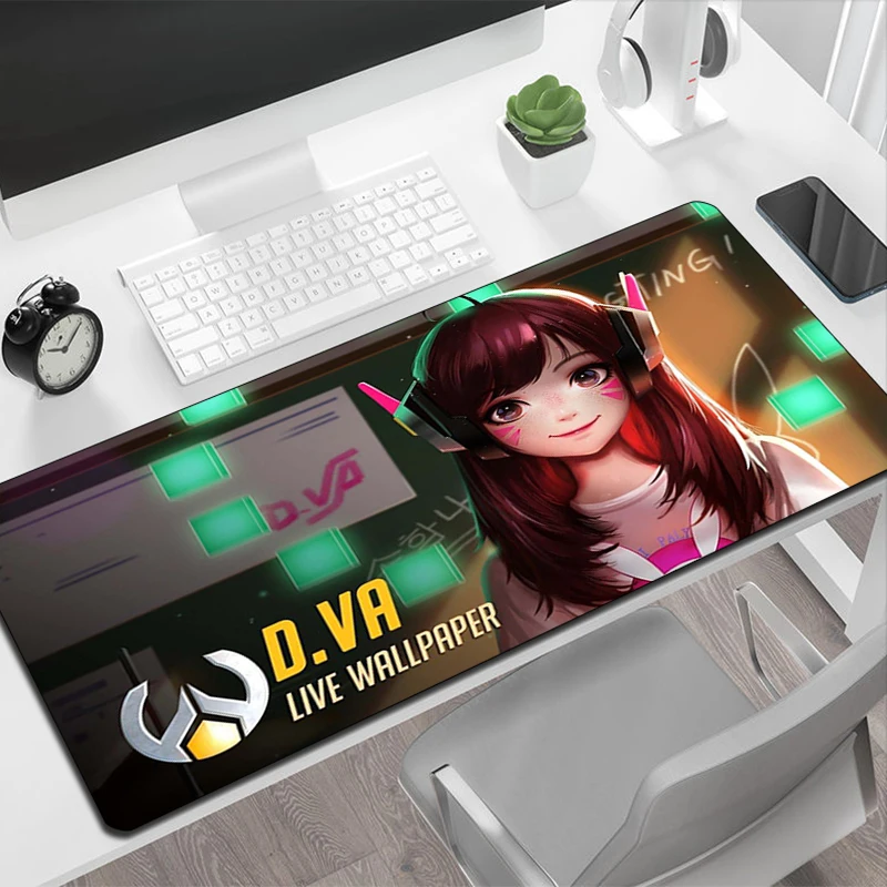 

Overwatch D.va Deskpad Extended Pad Mouse Large Desk Mat Playmat Xxl Mousepad Anime Computer Tables Deskmat Keyboard Gaming Mats