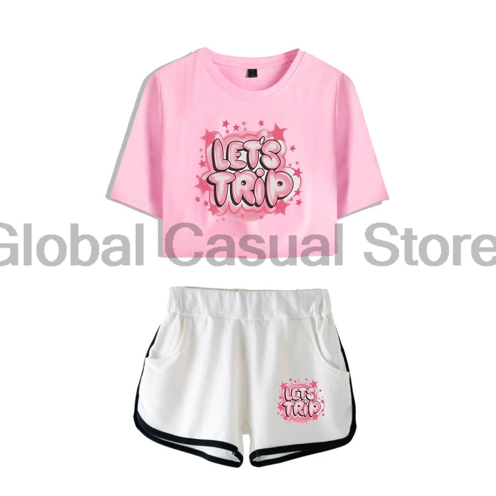 Новинка 2024 от Sturniolo тройной Аэрограф Let's Trip с логотипом Fresh Love Merch комплект из