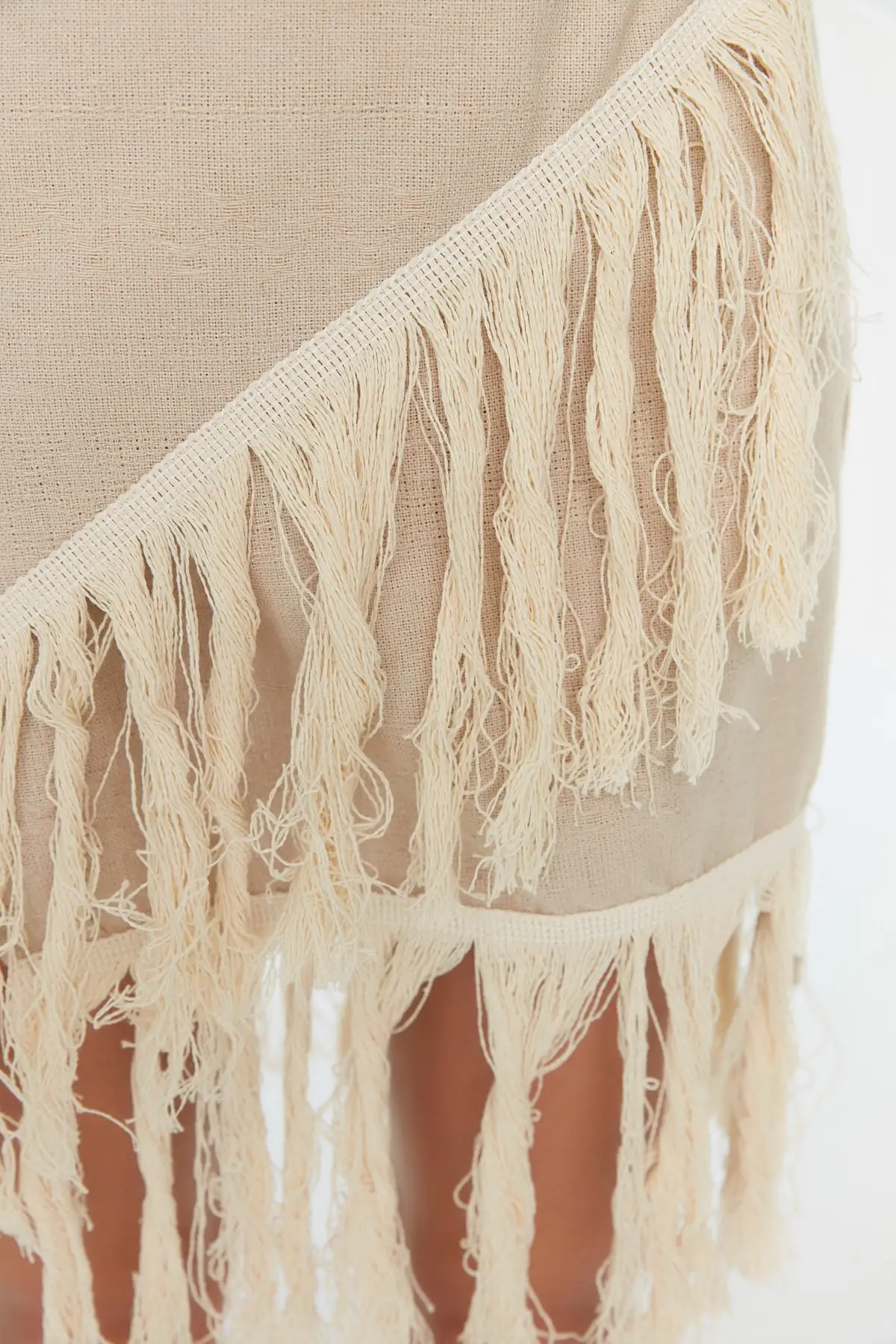 

Tied tassel detailed bottom-top suit TBESS22AU0135
