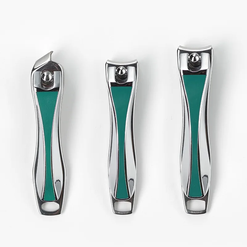 

Emerald Green Nail Clipper Large and Medium Diagonal Nail Clippers Finger Portable Folding Nail Clippers Manicure Manicure Tools