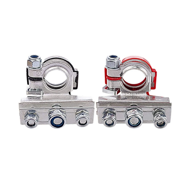 

2023 New 2Pcs Auto Battery Terminals Car Cable Connector Replacement Wire Clamp Terminal Universal Car Accessories