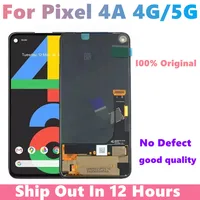 100% Super AMOLED Original For Google Pixel 4A LCD Display Screen Touch Digitized Assembly Replacement For Google Pixel 4A5G LCD