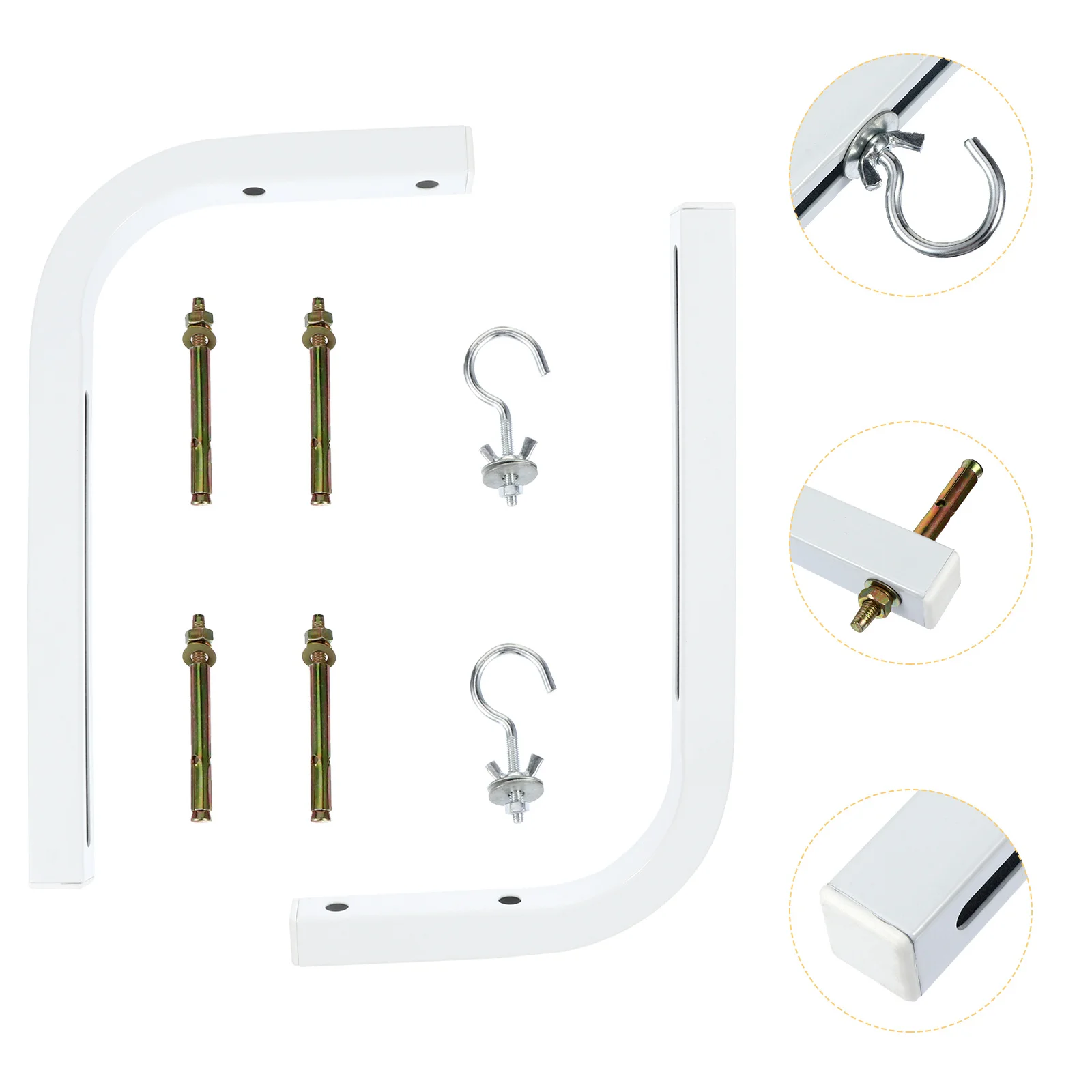 

Projector Screen Mount Bracket L Metal Ceiling Hanging Support Hook Home Wall Brackets Holder Theater Iron Adjustable Mounts