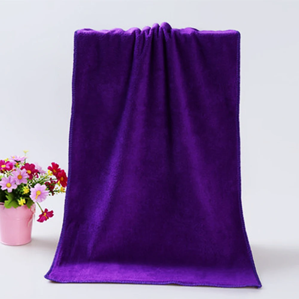 

Soft Microfiber Breathable Water Absorbent Adult Bathroom Reusable Quick Drying Thick Travel Bath Towel
