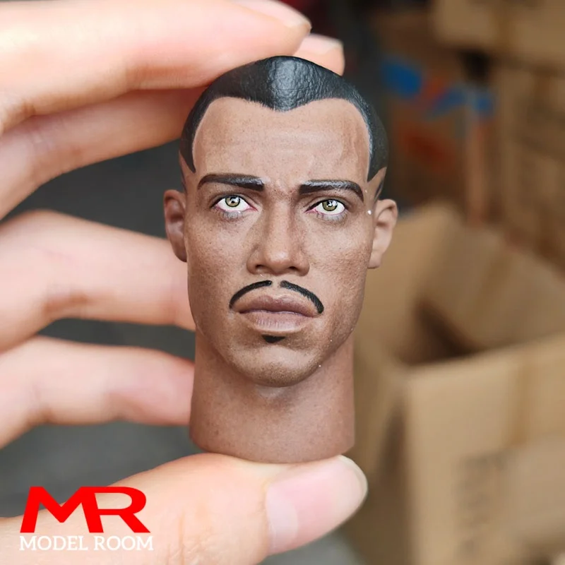 Фото Масштаб 1/6, скульптура головы Wesley Snipes с солнцезащитными очками, модель резьбы по голову из ПВХ, подходит для 12-дюймовой фигурки мужского солдата, куклы на тело №1