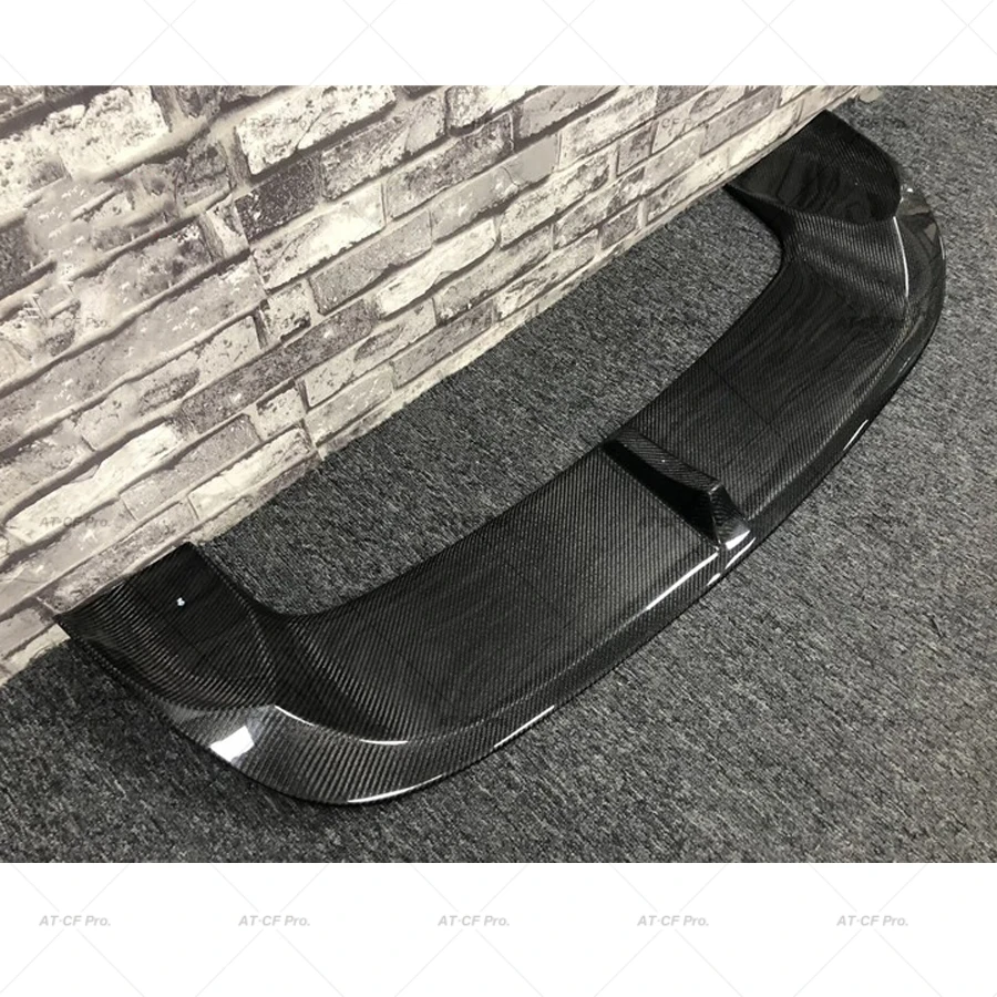 F60 углеродное волокно задний спойлер на крышу автомобильный Стайлинг задние
