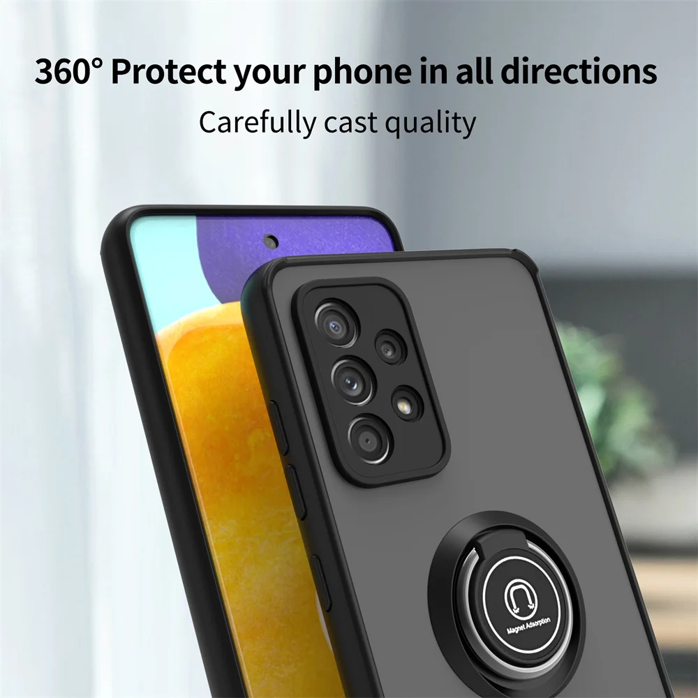 Новинка магнитный матовый чехол для A42 A33 A32 A31 A03 A04 Samsung Galaxy A73 A72 A71 A52 A51 A50 PluShockProof