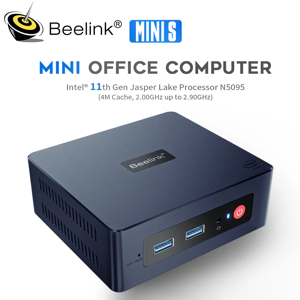 Beelink-Mini PC Intel N5095 de 11. ª generación, Windows 11, DDR4, 8GB,...