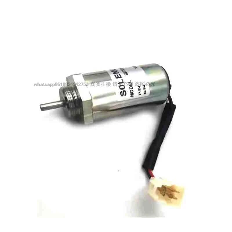 Соленоид отключения топлива подходит для двигателей Isuzu 3LD1 3LD2 4LE1 3LB1 4LB1 897329 -5680