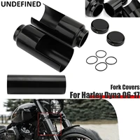 front fork cover set tube cap for harley dyna 2006 2007 2008 2009 2010 2011 2012 2013 2014 2015 2016 2017 motorcycle accessories