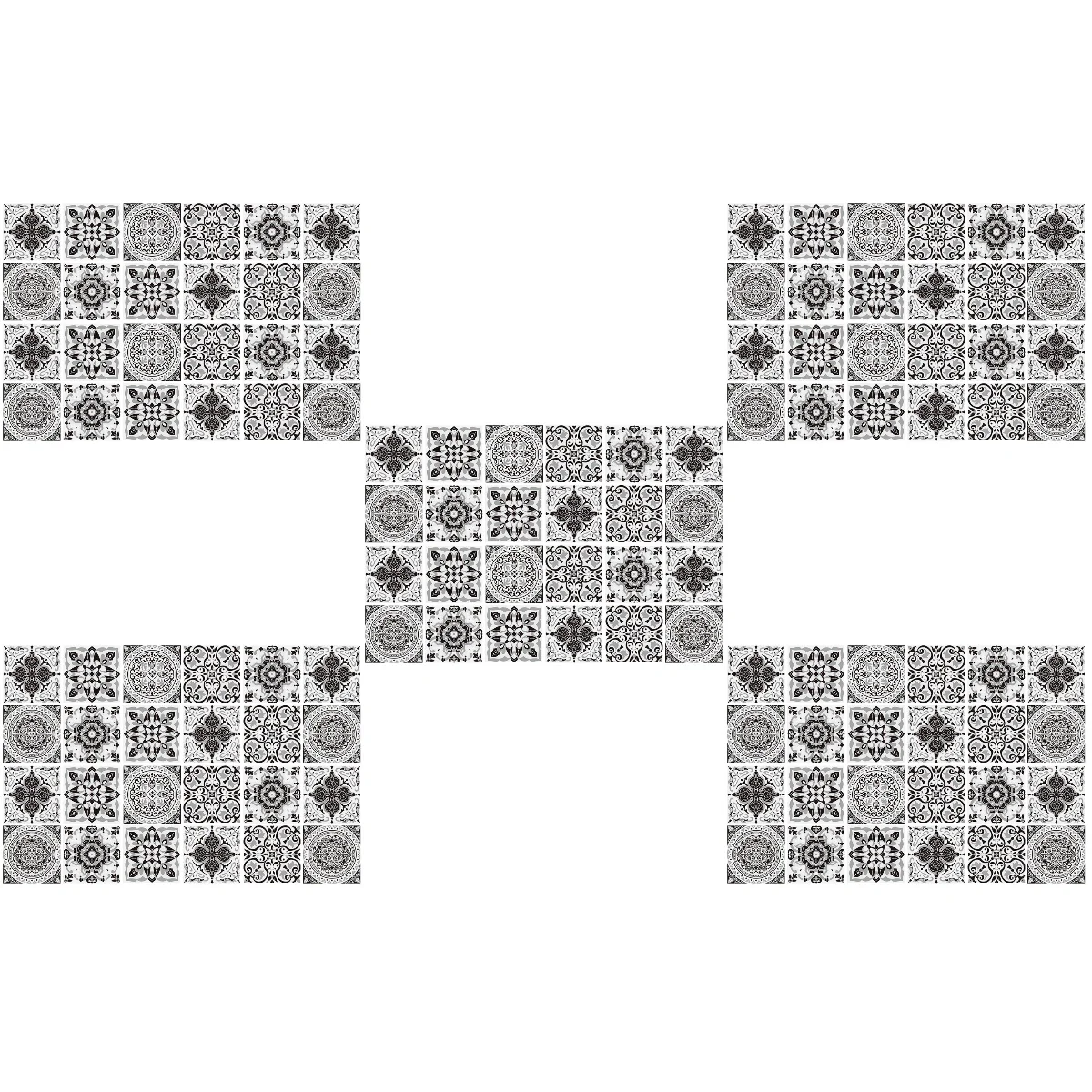 

120 pcs Decorative Peel and Stick Tile Decals Oil-proof Kitchen Wall Tile Stickers Wall Tile Sticker