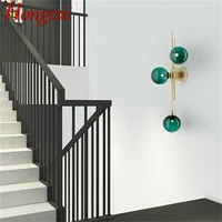 hongcui modern simple wall light creative led sconce lamp fixtures for home corridor bedroom decorative
