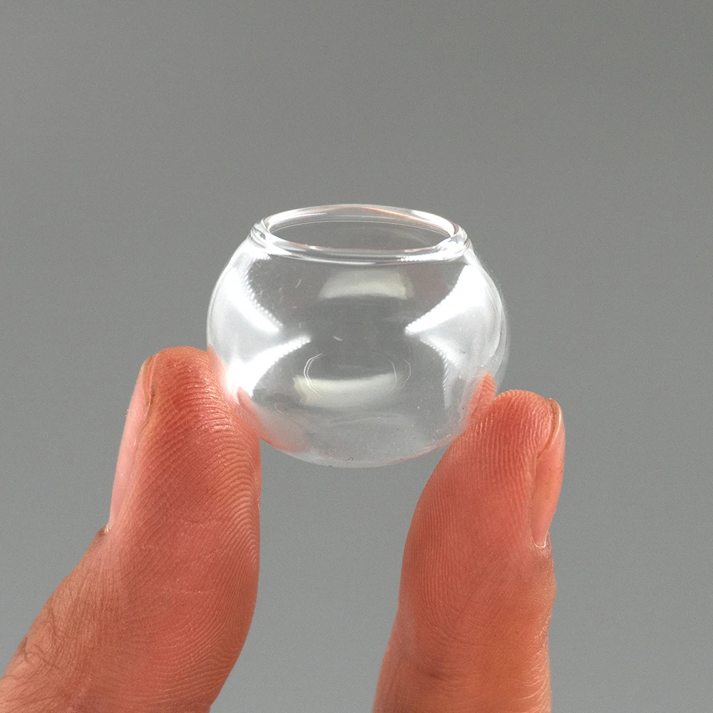 

1Pcs 1/12 Doll House Miniature Glass Fish Jar Fishbowl Simulation Fish Tank Model Toys for Mini Decoration Dollhouse Accessories
