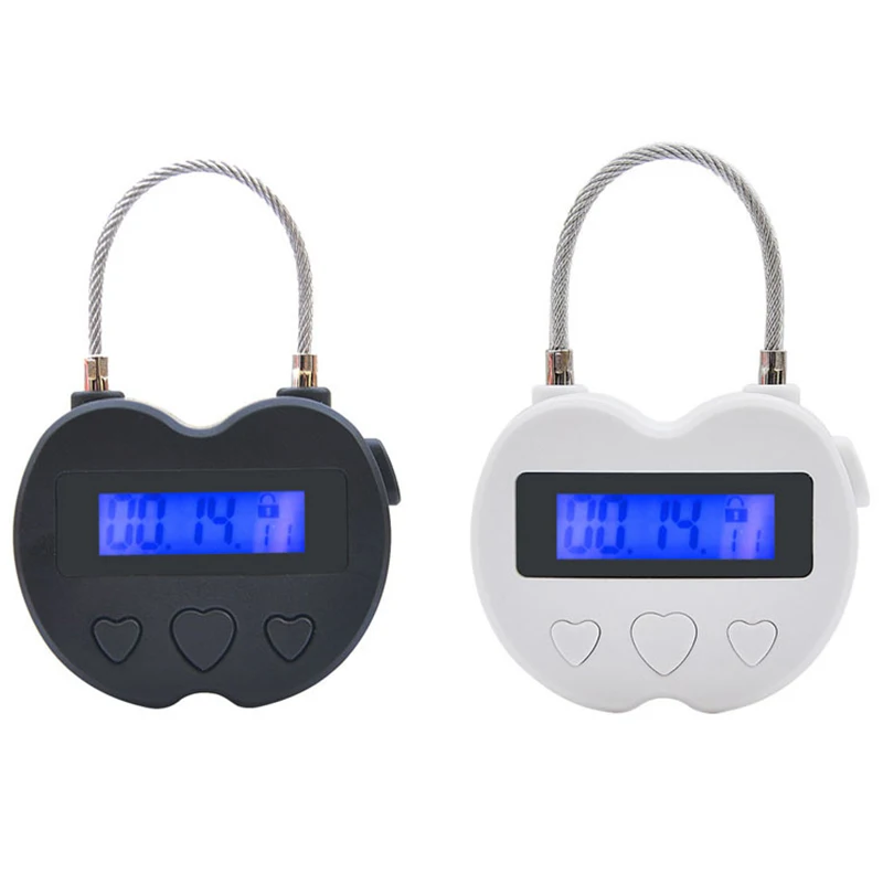Inteligentny zamek czasowy wyświetlacz LCD zamek czasowy USB akumulator tymczasowe zegar kłódka podróżna Timer elektroniczny 1 Inteligentny zamek czasowy wyświetlacz LCD zamek czasowy USB akumulator tymczasowe zegar kłódka podróżna Timer elektroniczny 1