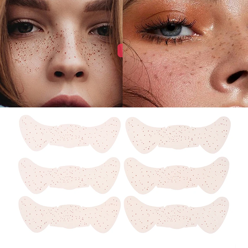 

5/6/10pcs Sexy Fake Freckles Tattoo Stickers Freckles Makeup Stickers Women Make Up Accessories Removable Freckle Tattoo Sticker