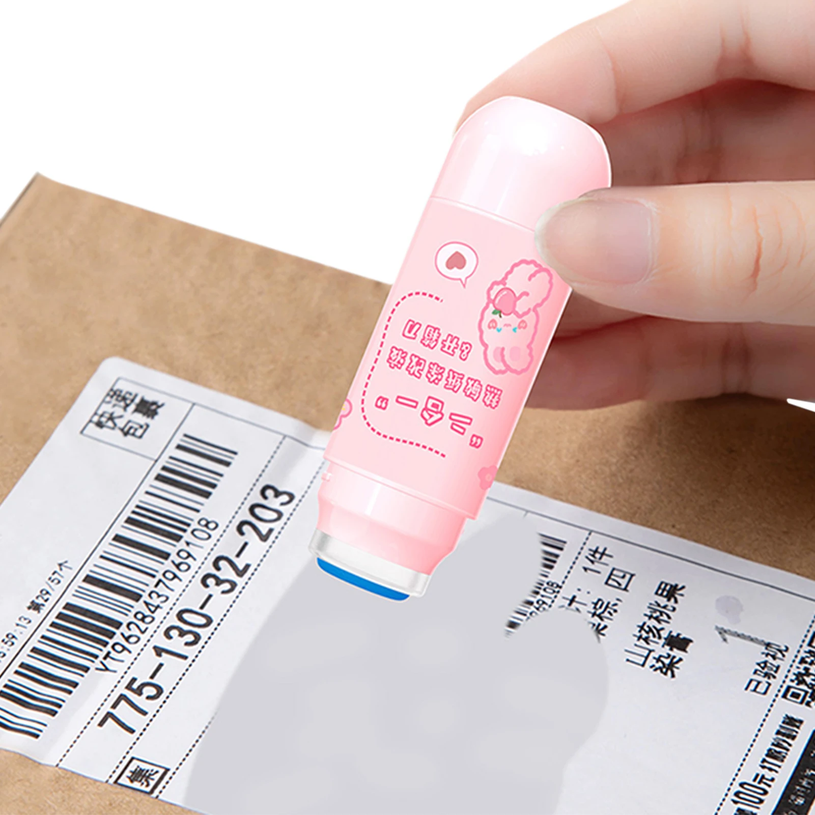 

2 In 1 Identity Prevention Stamp Tool Cutter Identity Privacy Information Coverage Protection Confidentiality Roller Clear Stamp