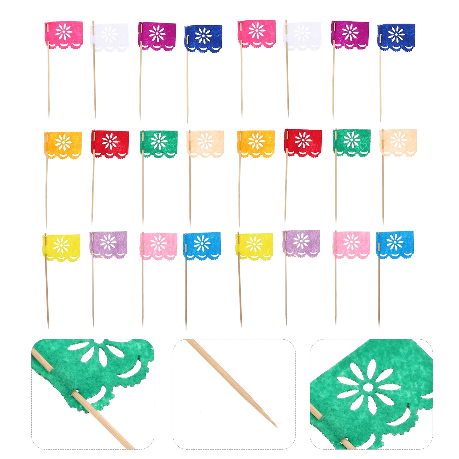

Mexican Decorations Fiesta Cake Party Cupcake Day Dead The Topper Picks Theme Flags Dessert Toppers Decoration Flag Table Runner