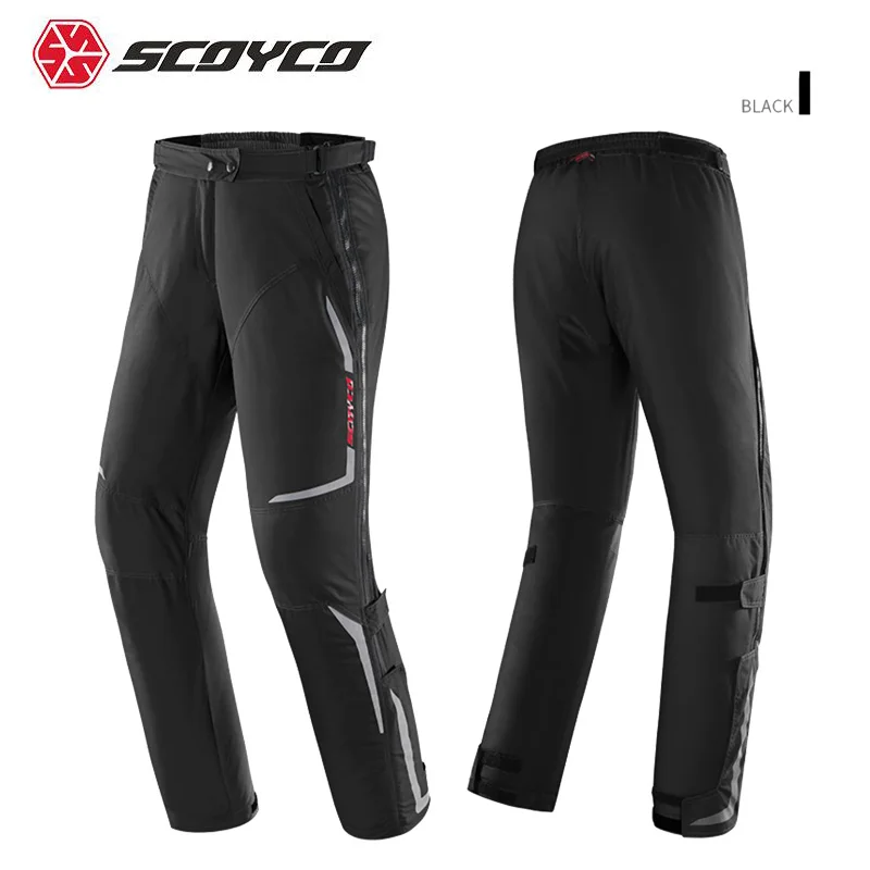 Осенне-зимние ветрозащитные теплые брюки SCOYCO для мотокросса мотогонок