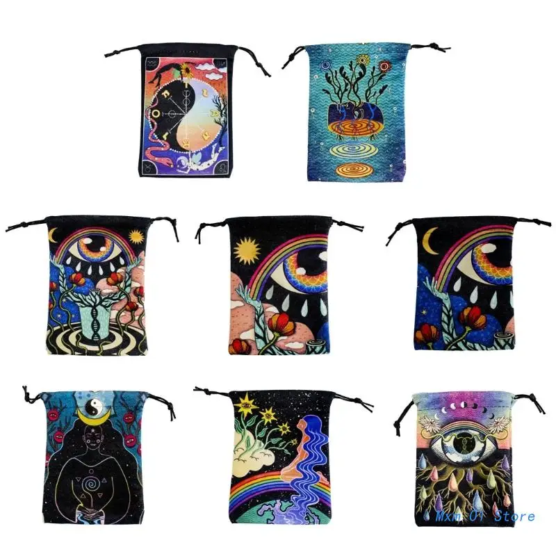 

Tarot Card Storage Bag,Altar Drawstring Board Game Tarot Bag Tarot Holder Bag Drop shipping