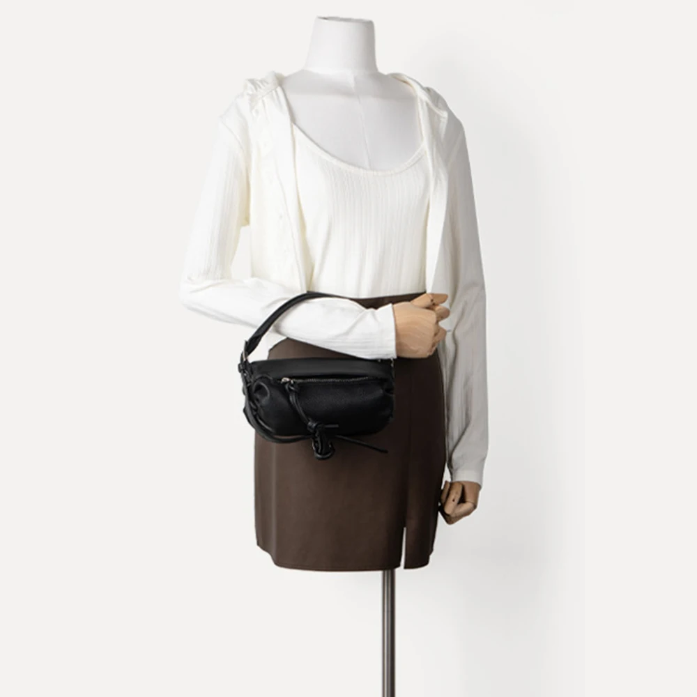 Metallic Silver Women Handbags Mini Crossbody Bags for Women 2023 Soft PU Leather Shoulder Bag Lichee Pattern Pillow Bag Purses