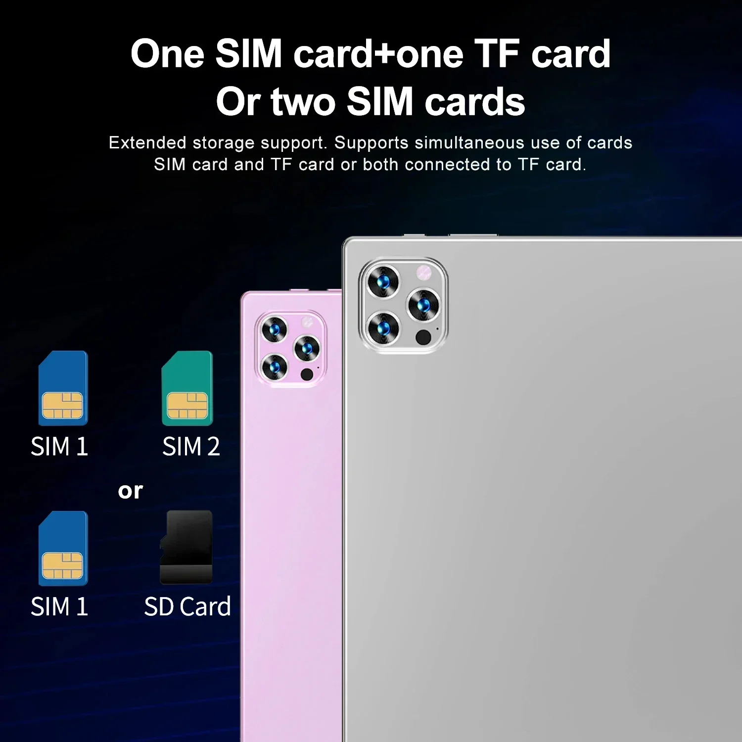 10 1-дюймовый новый оригинальный планшет Xioami IPad Air Pro Android 14 Snapdragon 870 HD 16 ГБ + 1 ТБ 20000