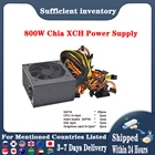 SENLIFANG высококачественный 25 Жесткий диск SATA Интерфейсы Поддержка 2 процессоров 2 графическая карта Hdd SSD Майнер ATX 800 Вт Чиа XCH PSU