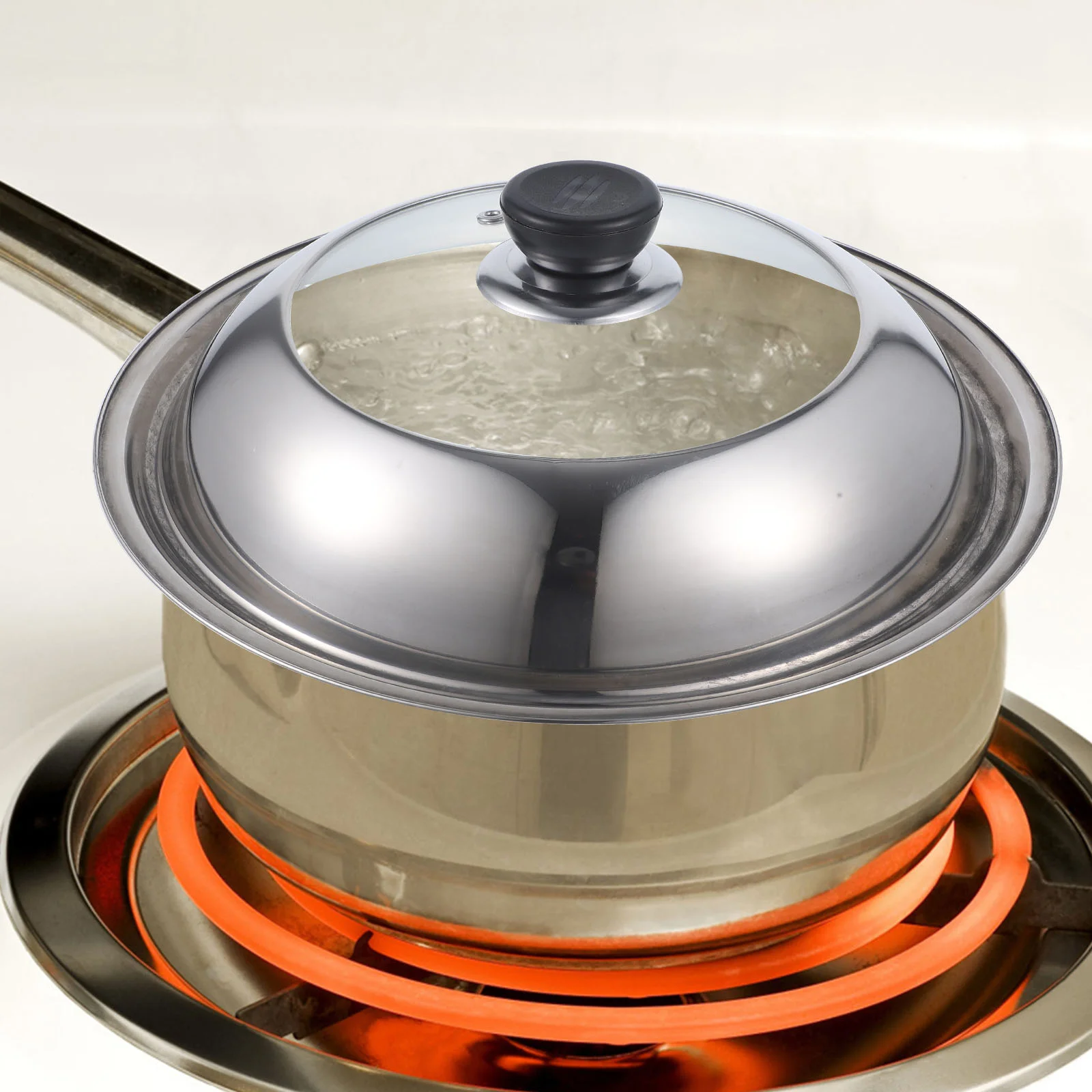 

Cooking Pot Lid Lid Glass Bakeware Lids Visualized Pot Cover Appliance Cookware Cover Stainless Steel Pan Cover