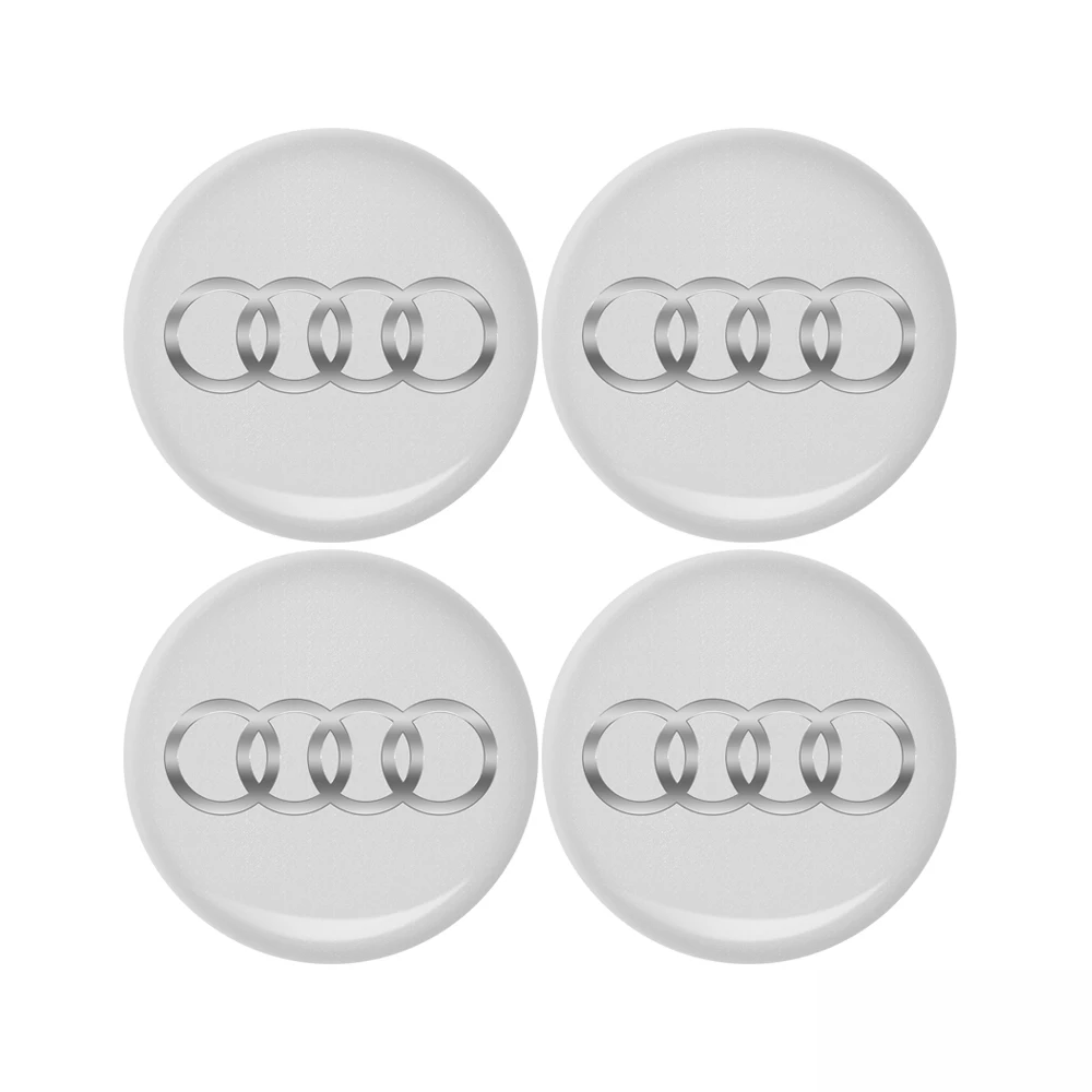 

56/60/65 мм, 4 шт., колпаки для ступиц колес автомобиля, эмблема, значок, наклейки, декоративные аксессуары для Audi A1 A2 A3 S3 S6 Q3 8V A6 C7 A5 Q5 A1 A7