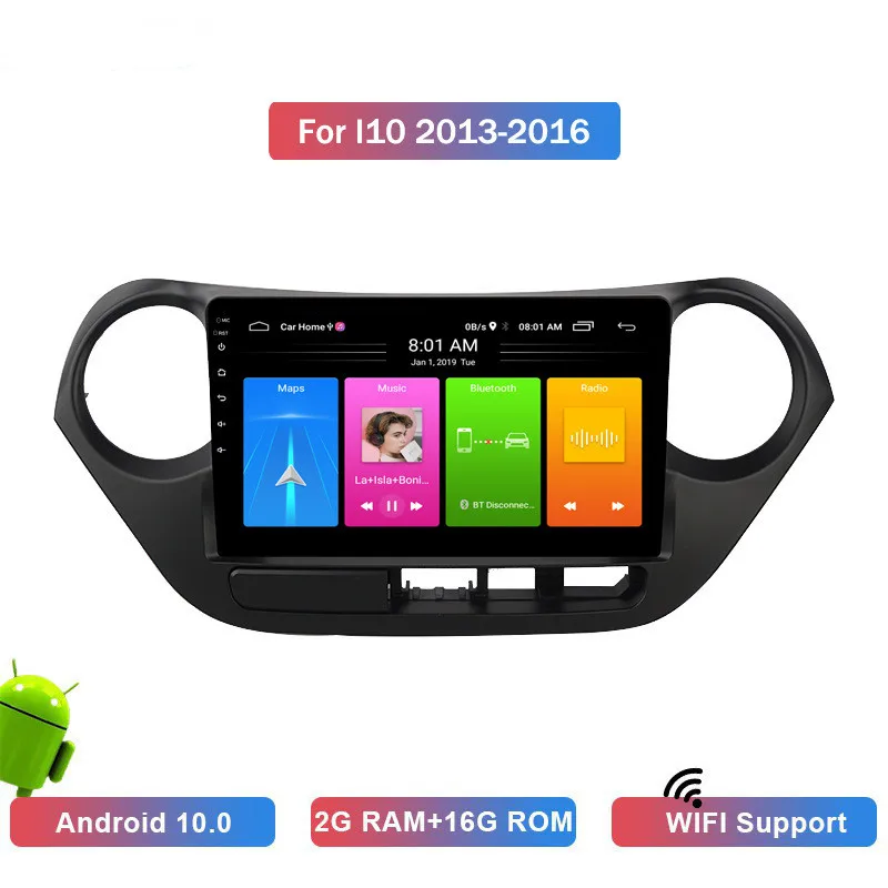 

Для Hyundai I10 Android 10 версия большой экран многофункциональная навигация специальный автомобиль