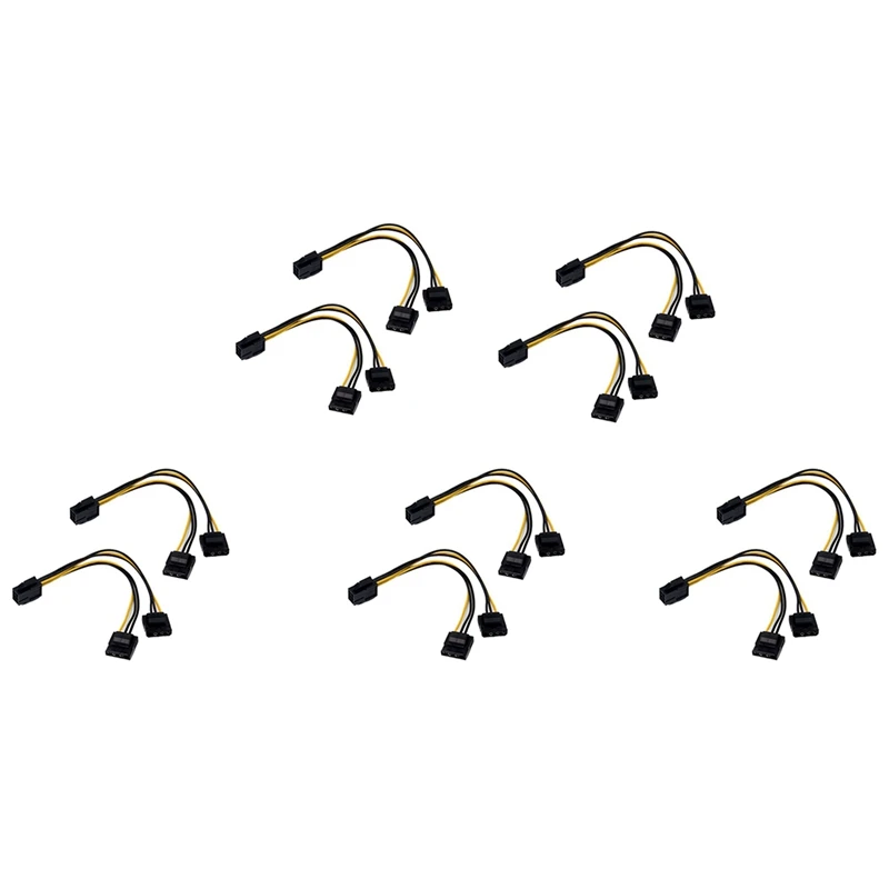 

Botique-6 Pin мама к 4Pin Molex Male IDE кабель/6Pin Female к несколько Molex IDE кабель/6 Pin к Molex Cable