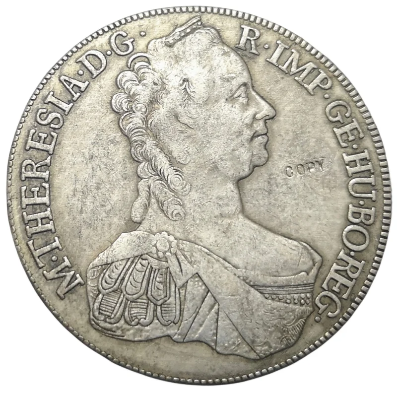 Копировальная серебрянная монета 1765 Австрия-хабсбург 1 Thaler-Maria Theresia