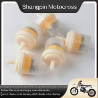 high quality 5 pieces gasoline filters for motorcycle moto moped dirt bike kart scooter atv fuel filter