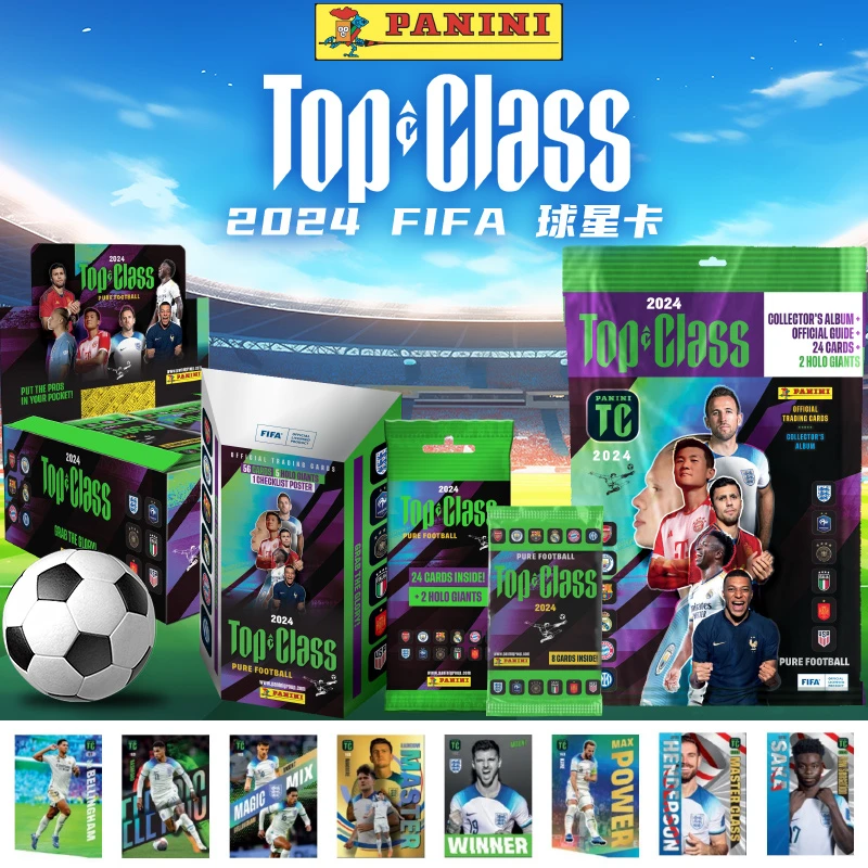 Panini 2024 ФИФА Топ-класс торговая карта звезда футбола Mbappe Haaland Роналдо футболист