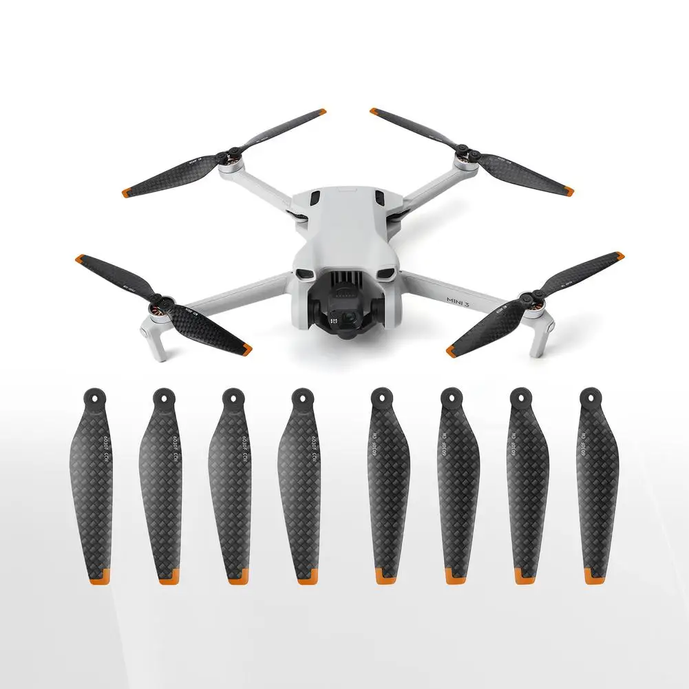 

4 8 шт. сменный пропеллер, совместимый с Dji Mini 3 6030f весло из углеродного волокна, низкий уровень шума, лезвие крыла, аксессуары
