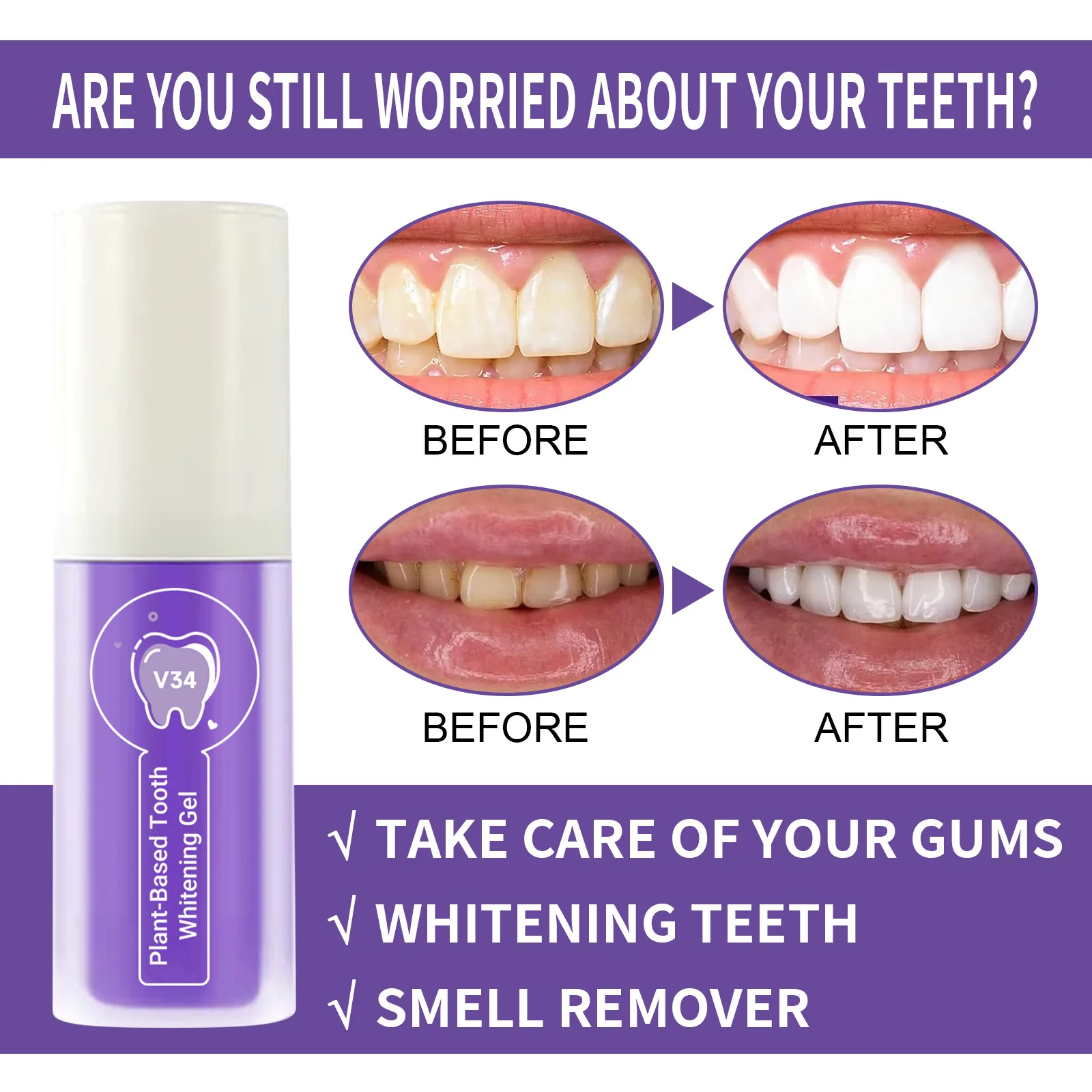 EELHOE отбеливающий гель для зубов чистка полости рта пятна удаление налета свежее