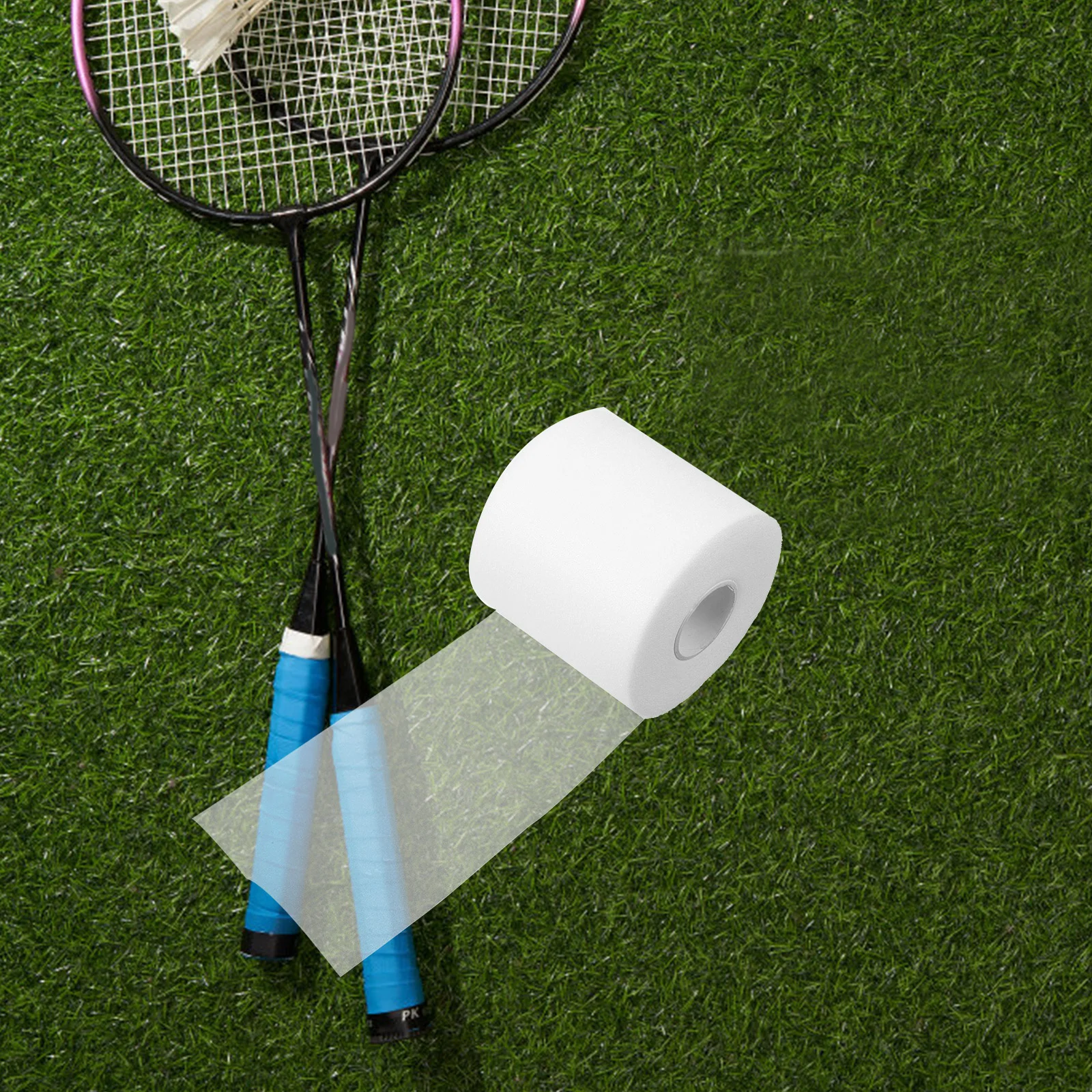 Ракетка для бадминтона теннисные ручки губчатая лента мячи на запястье