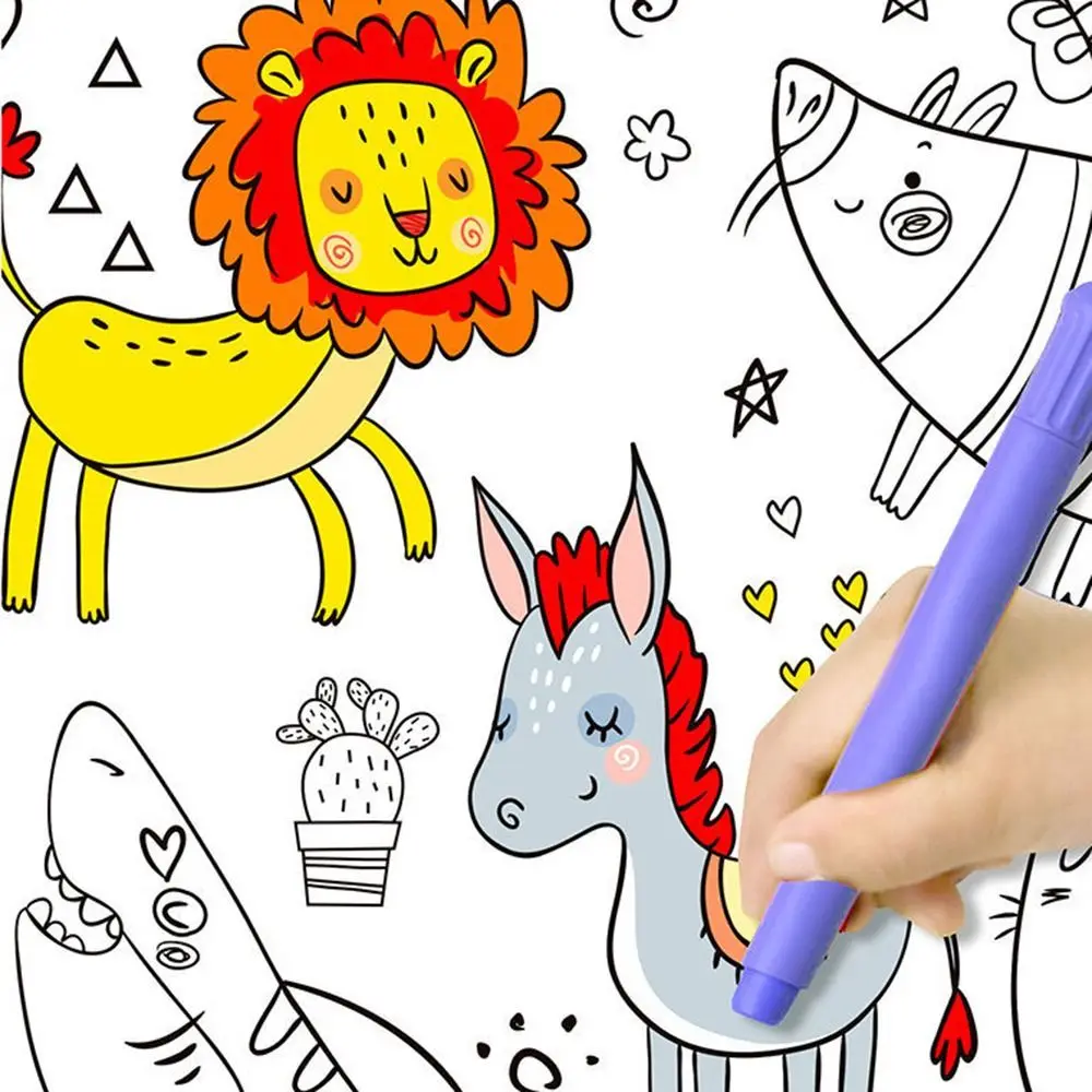 

Toys Drawing Sticker Blank Coloring Pages Children Drawing Roll Children'S Drawing Scroll Color Filling Paper Scroll