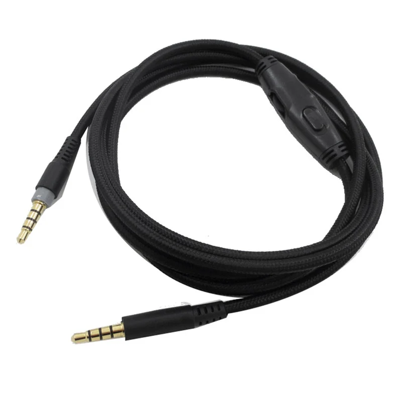 Для HyperX Cloud Alpha/-HyperX Core полетный кабель для наушников с регулятором громкости и