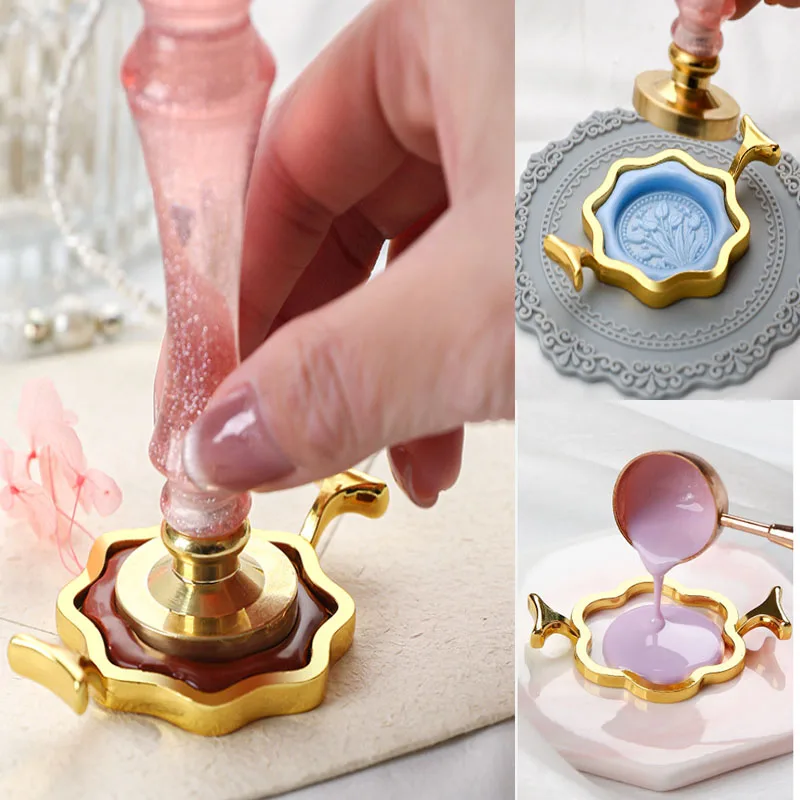 

Plum Blossom Love Seal Fixer StampDIY Modeling Design Alloy Mold Envelope Decoration Supplies