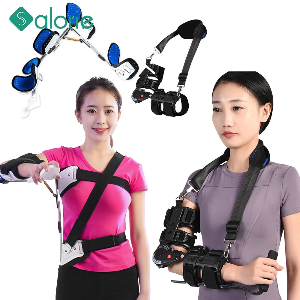 

Elbow Support Brace Adjustable Arm Injury Recovery Elbow Brace Stabilizer with Arm Sling Elbow Fracture Fixation for Hand