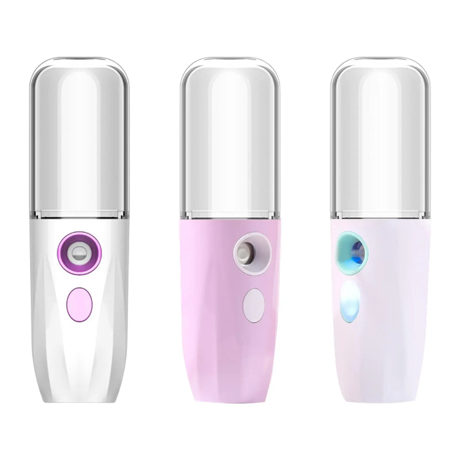 

25ml Facial Mist Sprayer Facial Spray Bottle Pocket Size Nano Handheld Portable for Face Hydrating Travel Office Outdoor Home