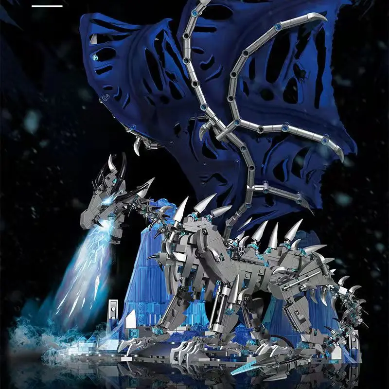 

В наличии Новый Супер 18K MOC кино K91 идея Айсберг Мороз Дракон Moc модель строительные блоки игрушки для детей