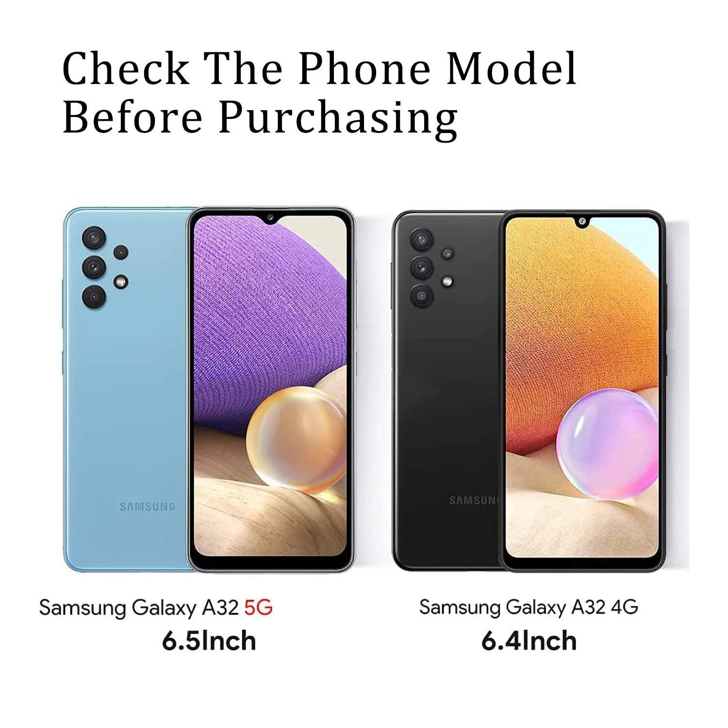 2/4Pcs Screen Protector Glass For Samsung Galaxy A32 A32-5G Tempered Glass Film