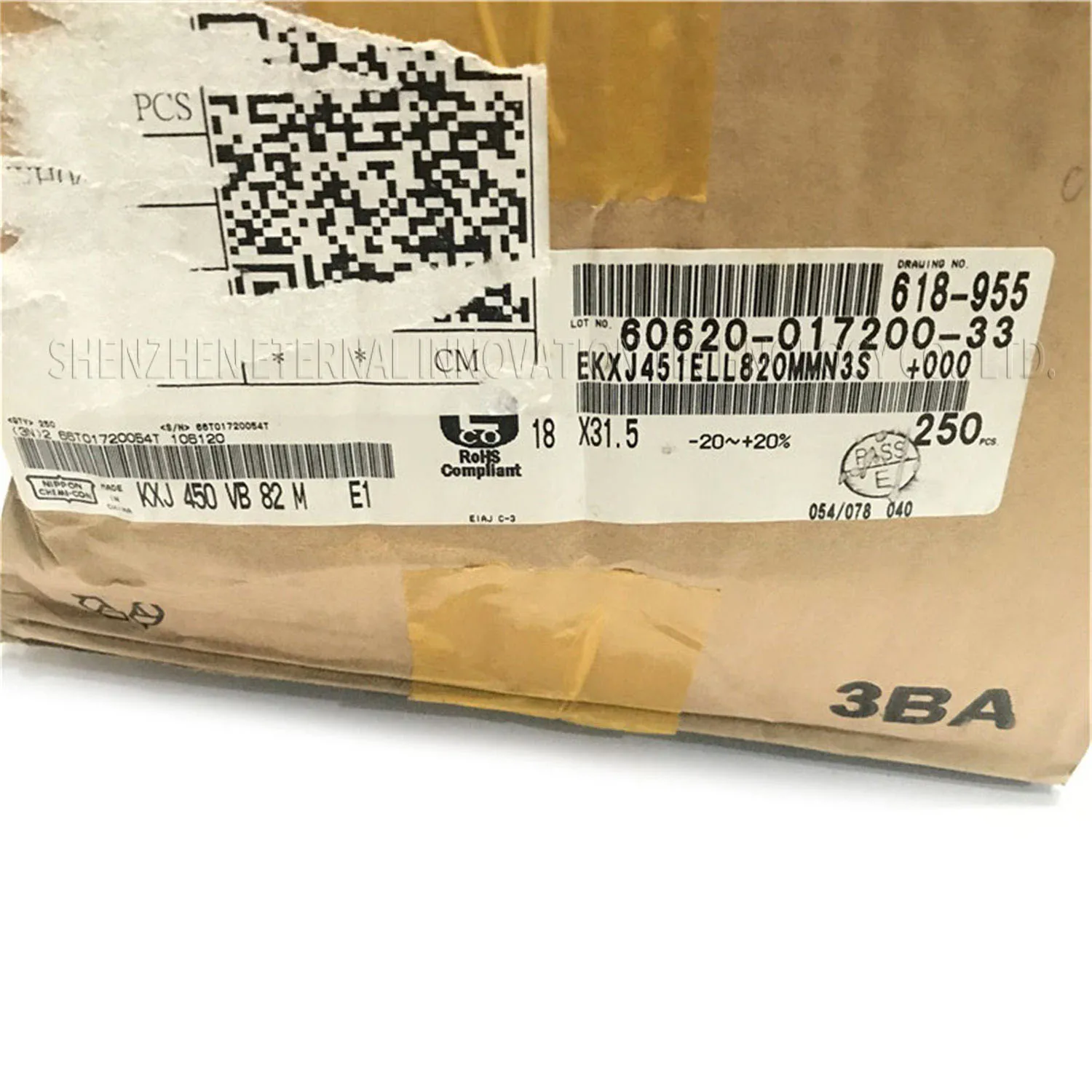 Электролитические конденсаторы NIPPON CHEMI-CON NCC 450V82UF