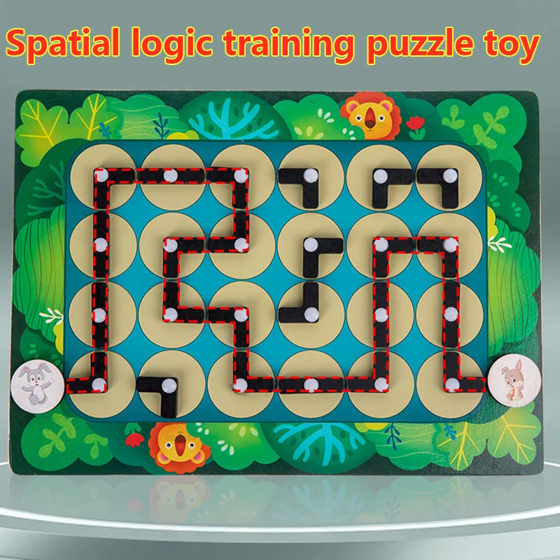 

Explore The Route Location Maze Children Aged 4 To 6 Early Education Space Logic Training Puzzle Toy Presents For Children